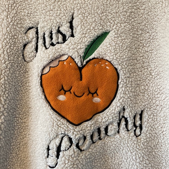 Weekend Edition Just Peachy Fuzzy Comfy Sweater - Picture 5 of 5